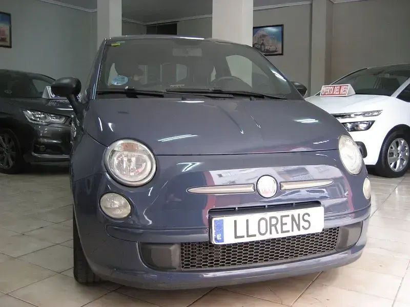 Usado Fiat 500 85 CV (62 kW) 2011 Azul Berlina