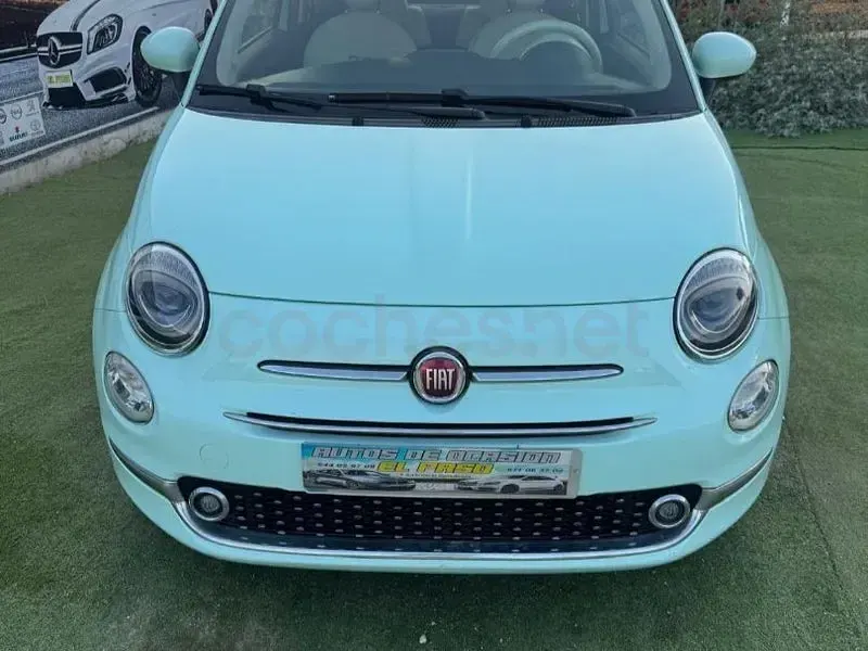 Usado Fiat 500 Lounge 69 CV (50 kW) 2016 Verde Berlina