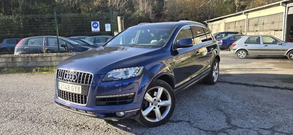 Usado Audi Q7 S-Line 239 CV (175 kW) 2010 Azul SUV