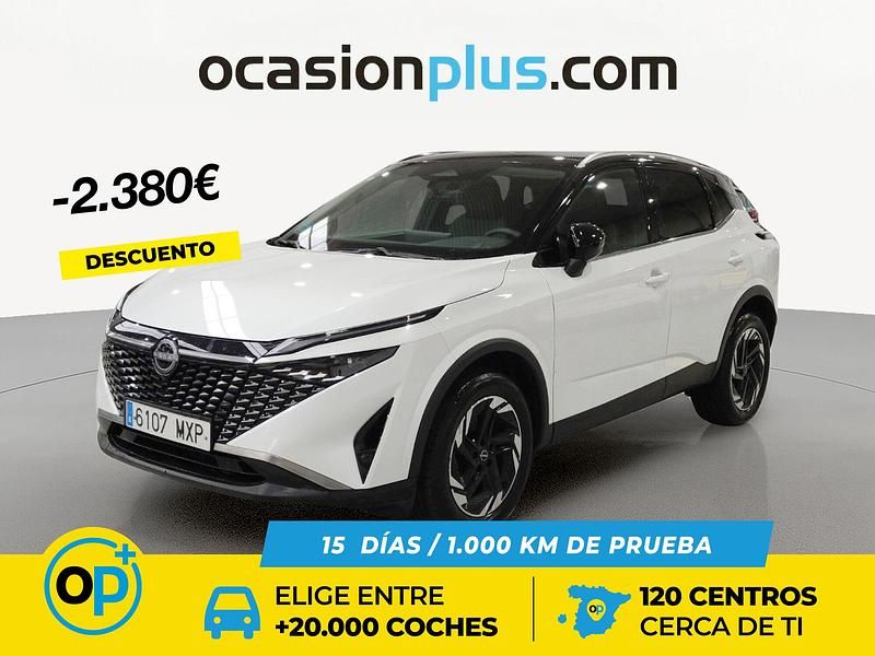 Blanco Usado 2025 Nissan Qashqai N-Connecta SUV | 26.190 € (Precio justo) - Imagen 1/4