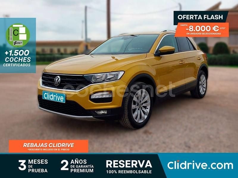Usado VW T-Roc Advance 150 CV (110 kW) 2021 Naranja SUV