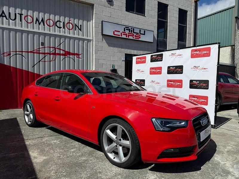 Usado Audi A5 Sportback S-Line 177 CV (130 kW) 2013 Rojo Utilitario