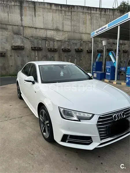 Usado Audi A4 S-Line 150 CV (110 kW) 2018 Blanco Berlina