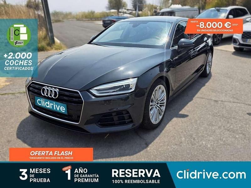 Gris Usado 2018 Audi A5 Sportback Sport Berlina | 20.490 € (Buen precio) - Imagen 1/3