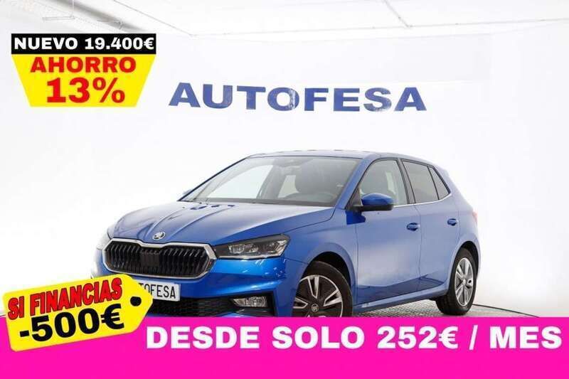 Azul Usado 2022 Skoda Fabia Style Berlina | 15.350 € (Precio justo) - Imagen 1/4