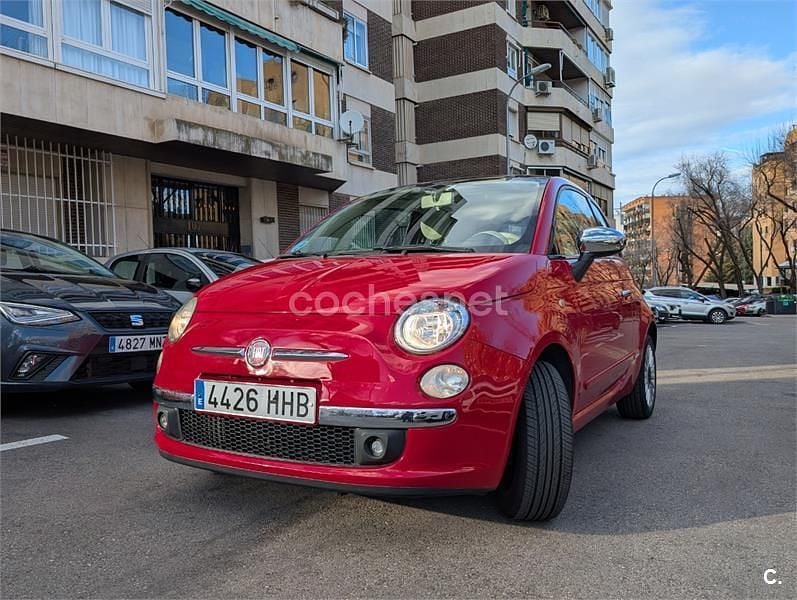 Usado Fiat 500 69 CV (50 kW) 2011 Rojo Berlina