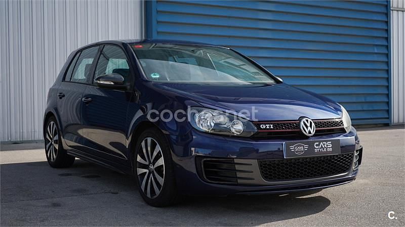 Usado VW Golf VI GTI 210 CV (154 kW) 2011 Azul Utilitario