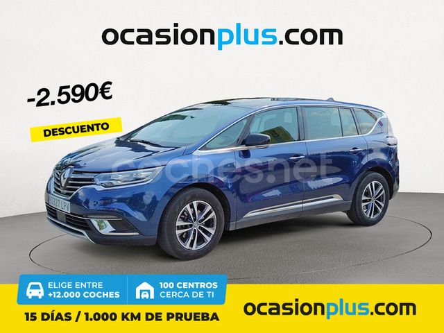 Azul Usado 2021 Renault Espace Zen Monovolumen | 28.490 € (Un poco caro) - Imagen 1/4