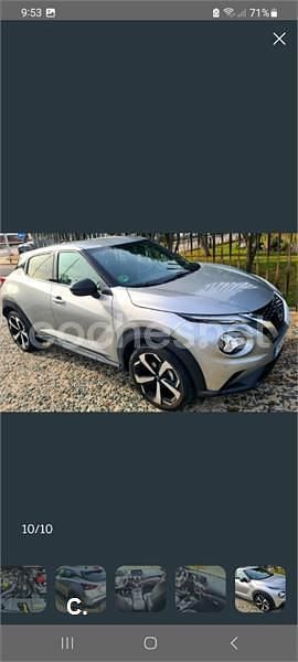 Usado Nissan Juke Tekna 114 CV (83 kW) 2023 Gris / plata SUV