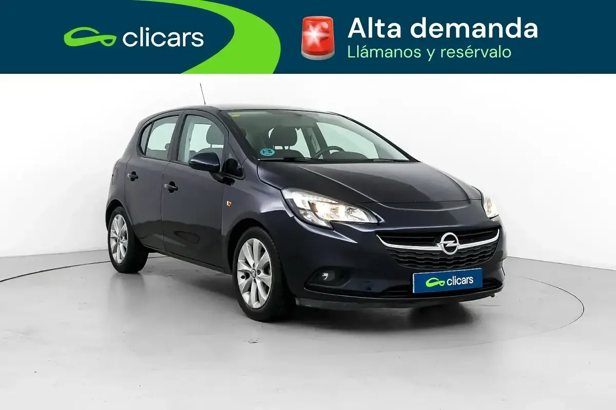 Usado Opel Corsa Selective 90 CV (66 kW) 2018 Negro Utilitario