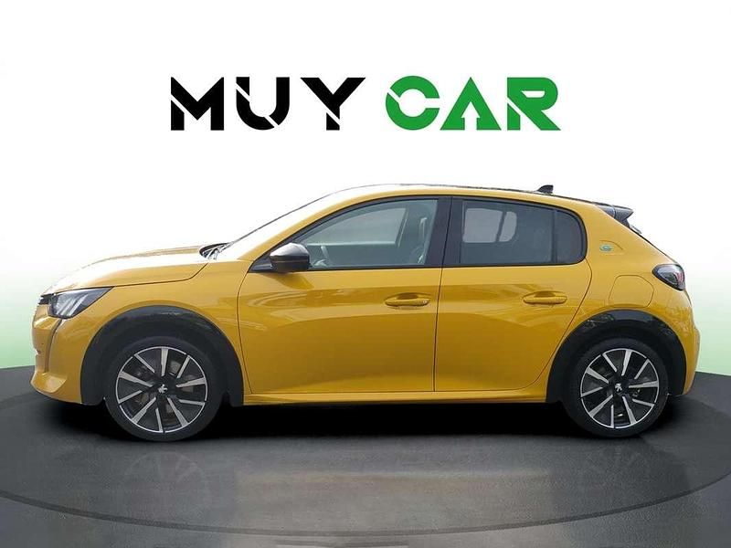 Usado Peugeot e-208 GT-line 100 kW (136 CV) 2020 Amarillo Utilitario
