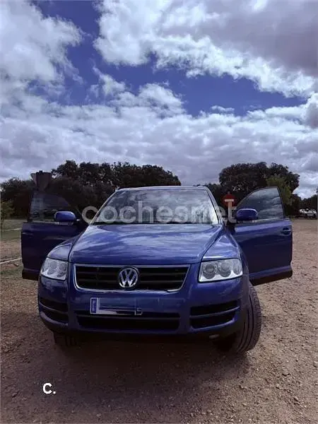 Usado VW Touareg 220 CV (161 kW) 2004 Azul SUV
