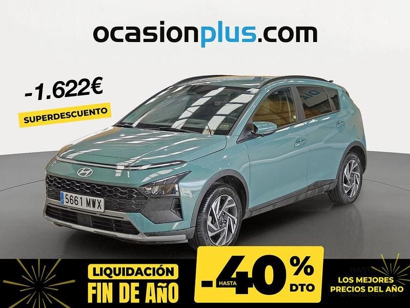 Verde Usado 2024 Hyundai Bayon SUV | 17.850 € (Precio justo) - Imagen 1/4