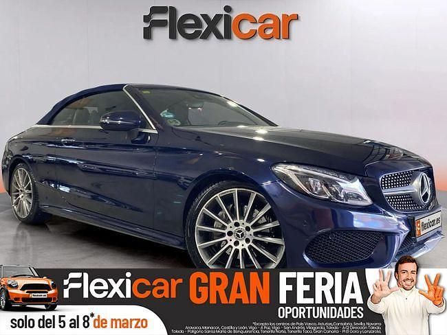 Usado Mercedes C220 170 CV (125 kW) 2017 Azul Descapotable
