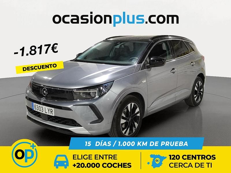 Gris Usado 2022 Opel Grandland X Ultimate SUV | 15.790 € (Precio justo) - Imagen 1/4