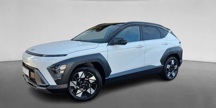 Blanco serenity (techo negro) Usado 2024 Hyundai Kona Blackline SUV | 26.390 € (Caro) - Imagen 1/4