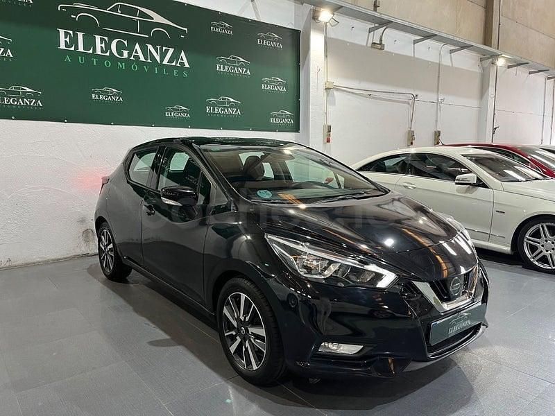 Usado Nissan Micra Visia 71 CV (52 kW) 2018 Negro Berlina