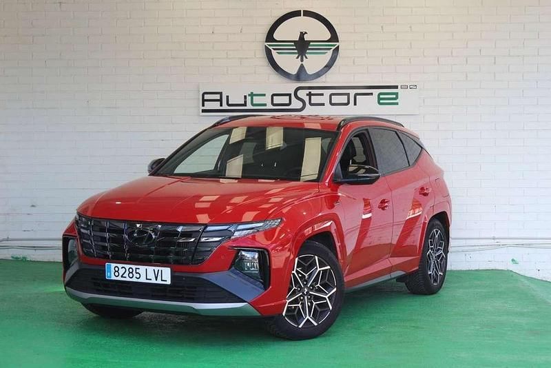 Rojo Usado 2021 Hyundai Tucson N Line SUV | 23.490 € (Un poco caro) - Imagen 1/4