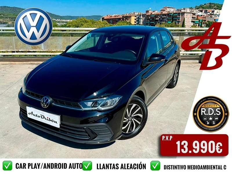Negro Usado 2022 VW Polo Utilitario | 13.990 € (Precio justo) - Imagen 1/4