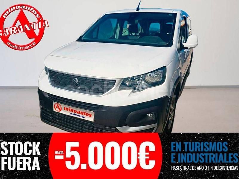 Blanco Usado 2021 Peugeot Rifter Active Monovolumen | 14.990 € (Precio justo) - Imagen 1/4