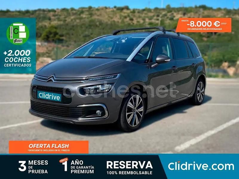Gris / plata Usado 2018 Citroën C4 SpaceTourer Feel Monovolumen | 11.690 € (Buen precio) - Imagen 1/4