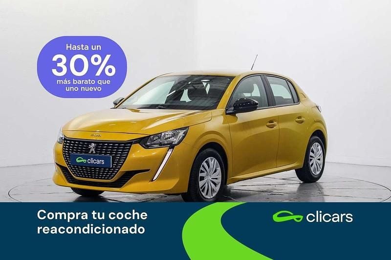 Amarillo Usado 2022 Peugeot 208 Active Utilitario | 9490 € (Super precio) - Imagen 1/4