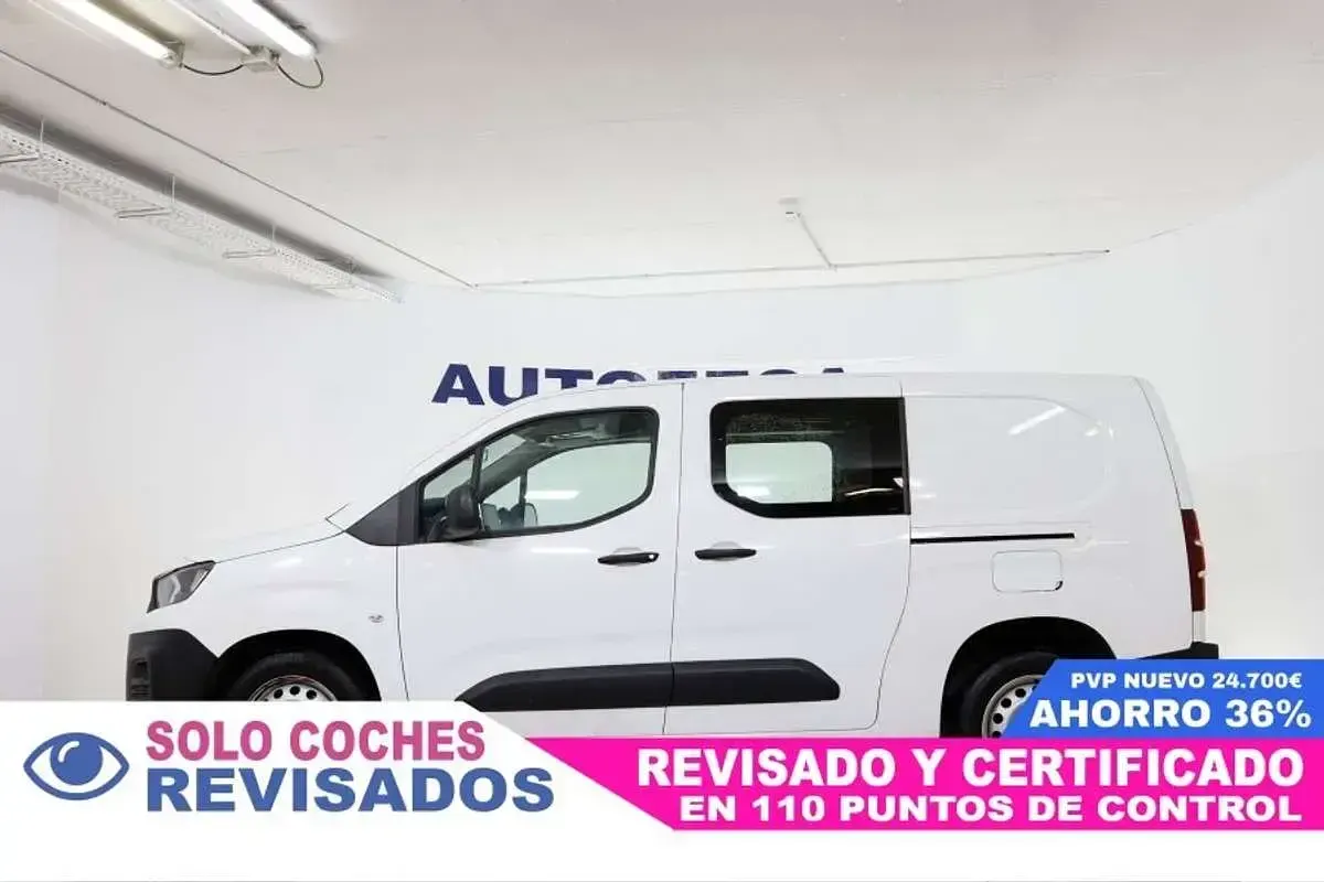 Usado Peugeot Partner S 101 CV (74 kW) 2020 Blanco Monovolumen