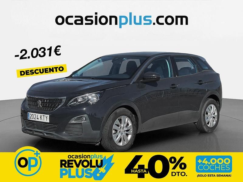 Usado Peugeot 3008 Active 130 CV (95 kW) 2019 Gris / plata SUV