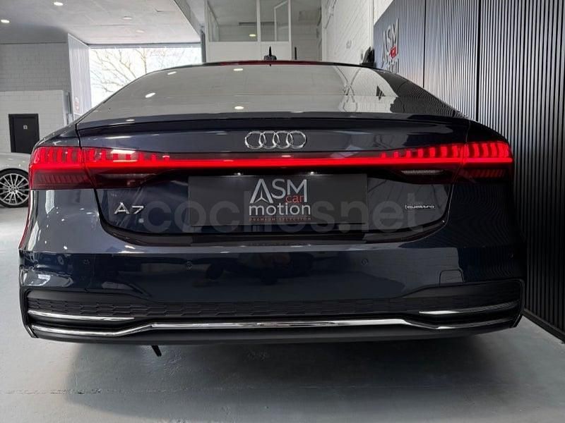 Usado Audi A7 S-Line 286 CV (210 kW) 2018 Azul Berlina