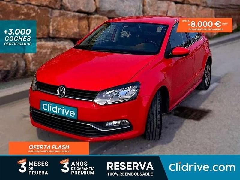 Rojo Usado 2015 VW Polo Advance Utilitario | 7490 € (Super precio) - Imagen 1/3