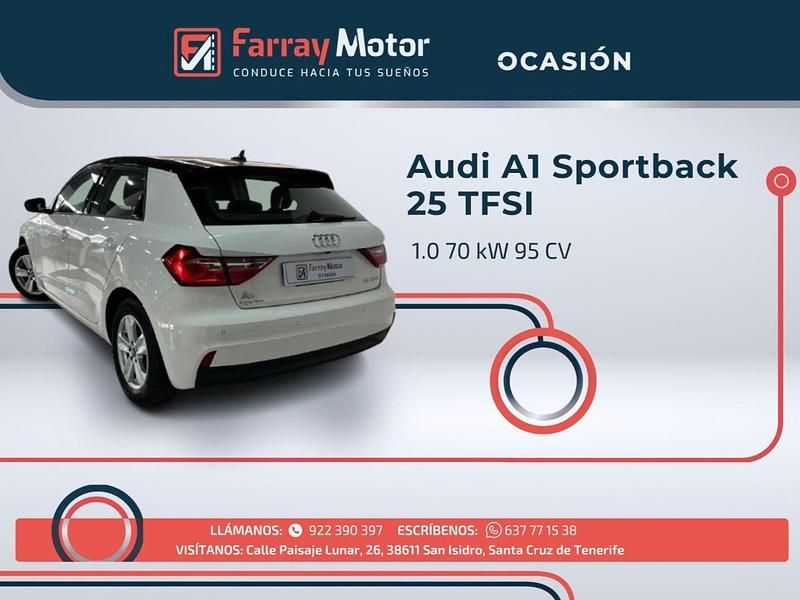 Usado Audi A1 Sportback Advanced Plus 95 CV (69 kW) 2023 Blanco Utilitario