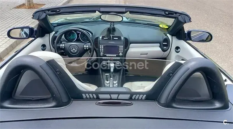 Usado Mercedes SLK350 272 CV (200 kW) 2005 Azul Descapotable