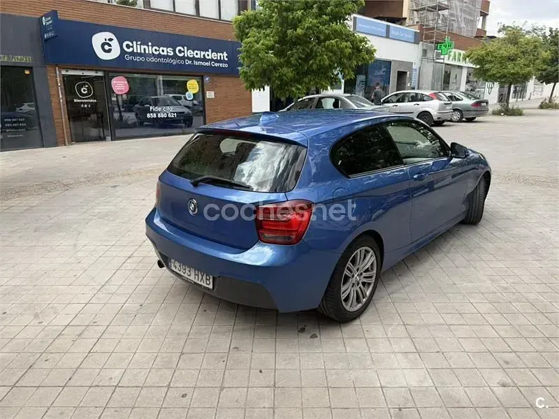 Usado BMW 118 M Sport 136 CV (100 kW) 2014 Azul Utilitario
