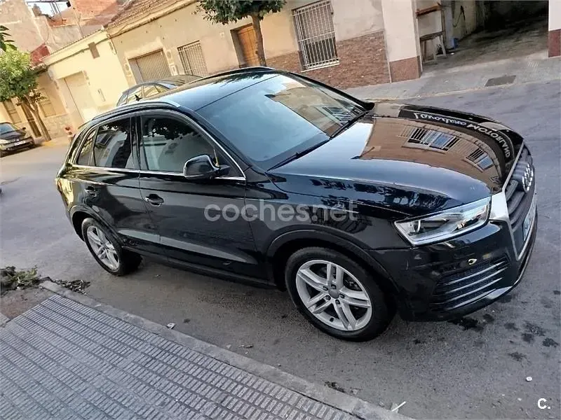 Usado Audi Q3 Design 150 CV (110 kW) 2017 Negro SUV