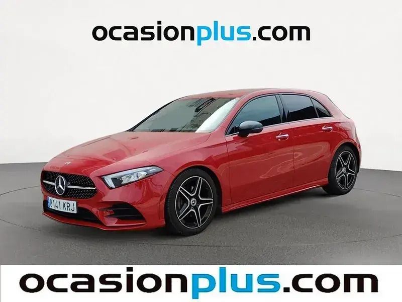 Rojo Usado 2018 Mercedes A200 AMG Utilitario | 22.546 € (Precio justo) - Imagen 1/4