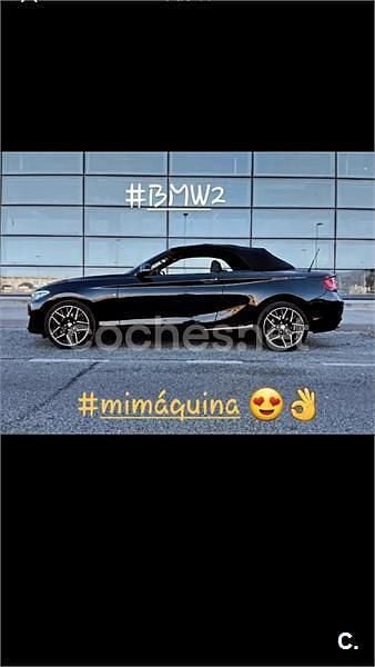 Usado BMW 218 136 CV (100 kW) 2016 Negro Descapotable