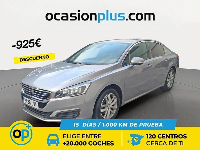 Gris Usado 2016 Peugeot 508 Active Berlina | 11.565 € (Precio justo) - Imagen 1/4