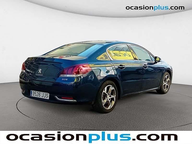 Usado Peugeot 508 Allure 181 CV (133 kW) 2015 Azul Berlina
