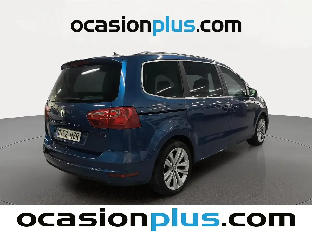 Usado Seat Alhambra Style 177 CV (130 kW) 2014 Azul Monovolumen