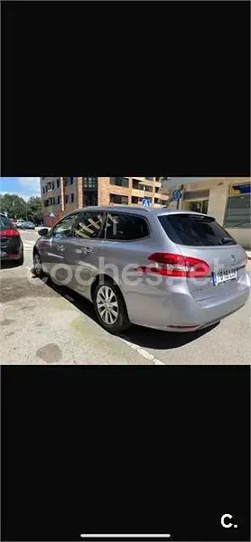 Usado Peugeot 308 SW Business-Line 130 CV (95 kW) 2019 Gris / plata Familiar