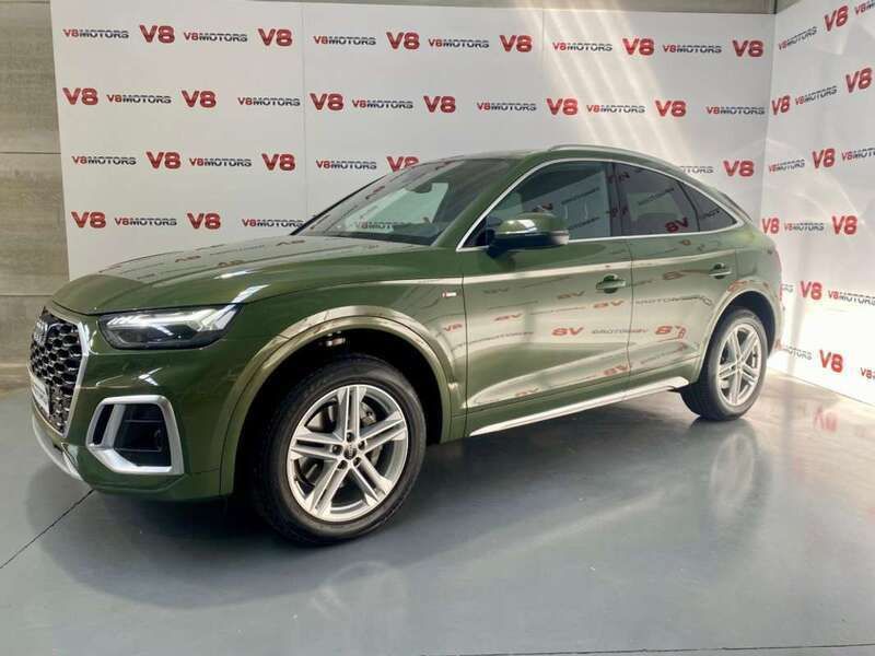 Verde Usado 2021 Audi Q5 S-Line SUV | 40.500 € (Un poco caro) - Imagen 1/4