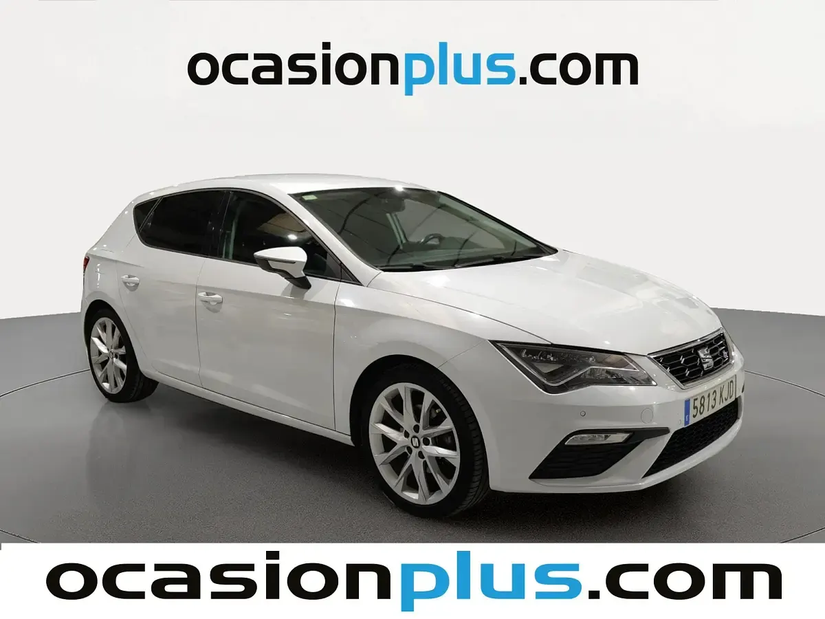 Usado Seat Leon FR 125 CV (91 kW) 2018 Blanco Utilitario