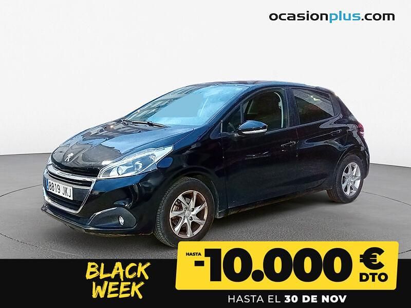 Negro Usado 2015 Peugeot 208 Active Utilitario | 8900 € (Un poco caro) - Imagen 1/4
