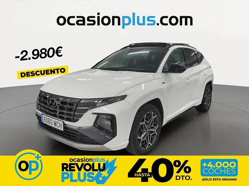 Usado Hyundai Tucson N Line 230 CV (169 kW) 2022 Blanco SUV