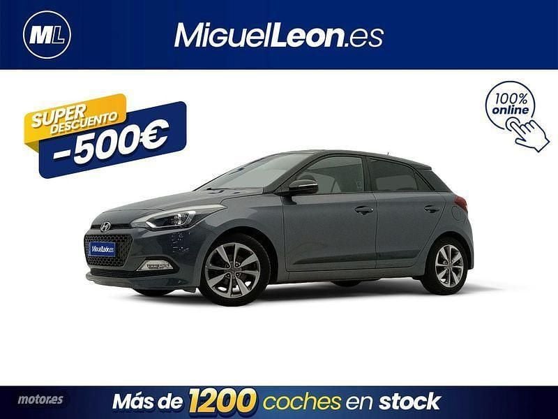Gris Usado 2018 Hyundai i20 Berlina | 9985 € (Precio justo) - Imagen 1/3