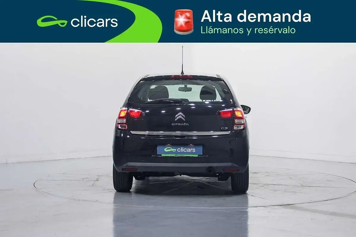 Usado Citroën C3 PureTech 82 CV (60 kW) 2015 Negro Utilitario