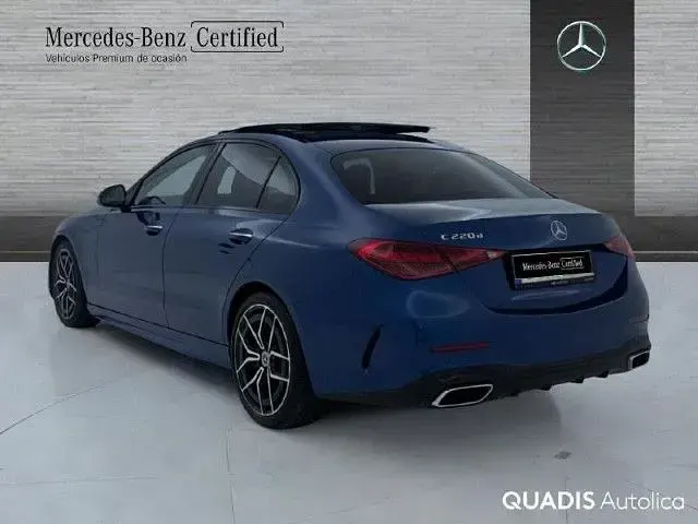 Usado Mercedes C220 200 CV (147 kW) 2021 Azul espectral Berlina