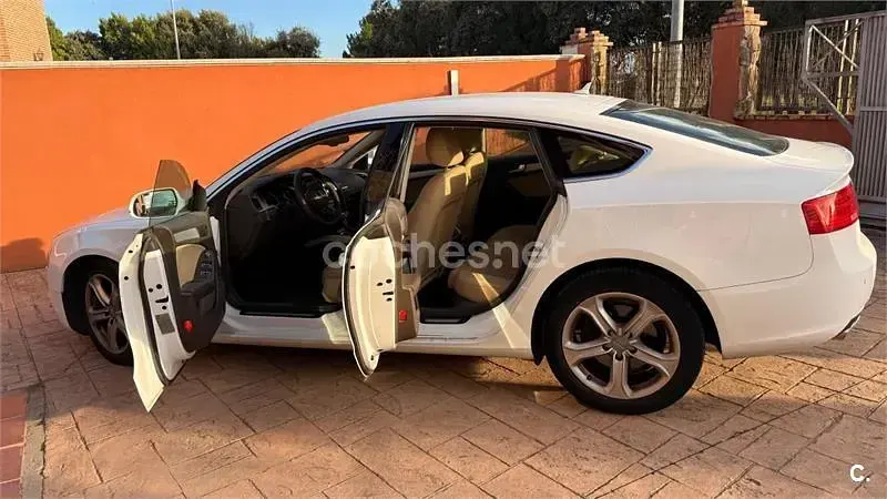Usado Audi A5 Sportback Advanced 150 CV (110 kW) 2016 Blanco Utilitario