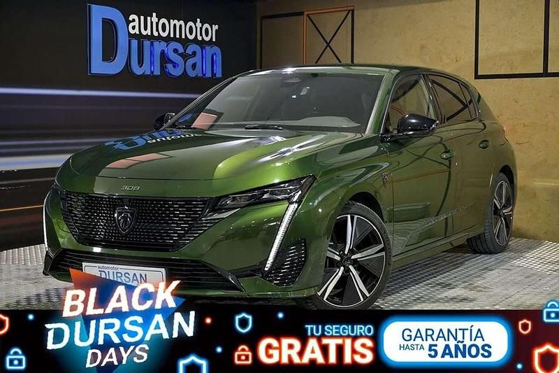 Usado Peugeot 308 GT 227 CV (166 kW) 2022 Verde Utilitario