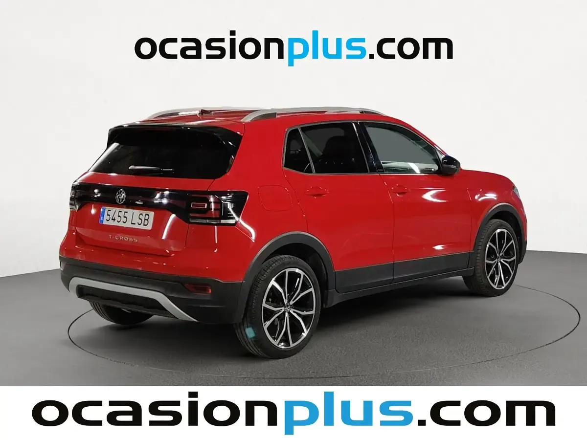 Usado VW T-Cross Sportline 150 CV (110 kW) 2021 Rojo SUV